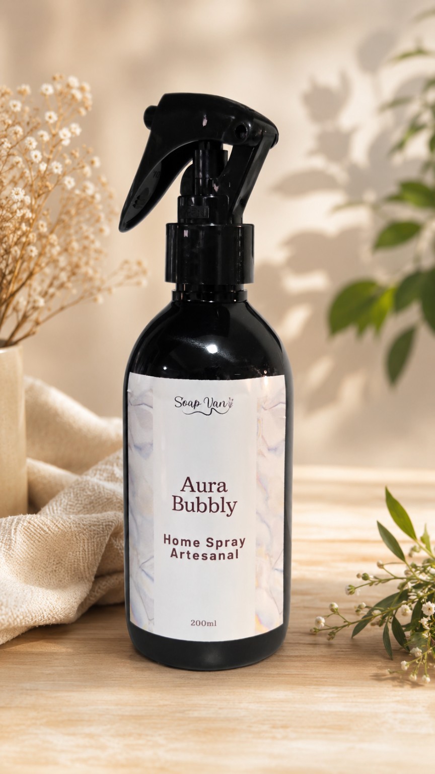 Home Spray Aura Bubbly artesanal Soap Van